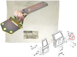 Zawias Drzwi Tylnych / Klapy - Prawy Dolny