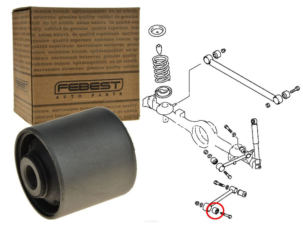 FN ZO tupera tuperaによる LY JB 2. Tulejka ślizgowa Z-562 096.000.009.1 Metal-Fach Sklep
