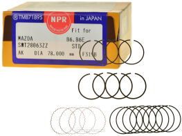 Pierścienie Tłokowe Komplet Mazda 1.6i B6T B6-ME B6-ZE STD